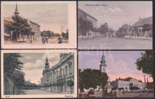 36 db régi Gyula városképes lap, köztük igazi ritkaságok és litho is, fotóalbumba rendezve / 36 rare...