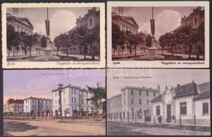 36 db régi Gyula városképes lap, köztük igazi ritkaságok és litho is, fotóalbumba rendezve / 36 rare...