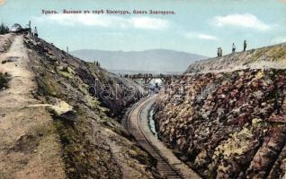 Ural mountains railway line