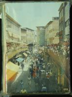 83 db modern, külföldi városképes lap