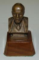 Kis bronz Lenin mellszobor / Lenin bronze statuette 13 cm