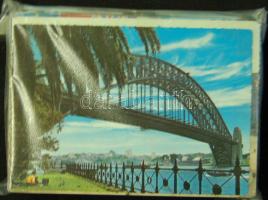 86 db külföldi postatiszta városképes lap