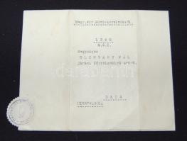 1923 Bethlen István miniszterelnök sajátkezű aláírása kinevezésen