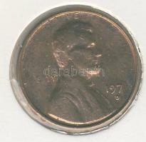 USA 1971D 1c "Lincoln" hibás veret!az előlapon a felirat és az évszám hiányos T:2