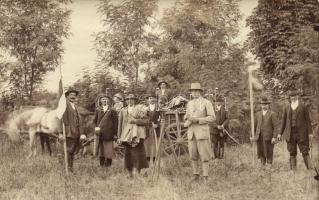 Diószeg land surveyor group photo