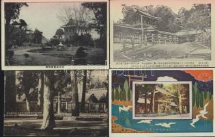 56 db régi Japán és Kínai képeslap, nagyrészt postatiszta, jó minőség