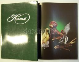 2 db Herendi porcelán termékismertető (figurák és készletek)