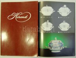2 db Herendi porcelán termékismertető (figurák és készletek)