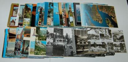 100 db használatlan külföldi városképes lap