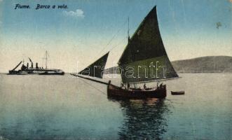Crikvenica sailing ship and a steamship (fa)