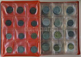 Hobbi gyűjtemény albumba rendezve,főleg Deutsches Reich, Olaszország, Szlovákia pénzei összesen 63db T:vegyes