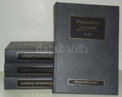 Pedagógiai Lexikon I. (2x), II., III. teljes Bp., 1997 Keraban kiadó, aranyozott egészvászon kötésben.