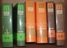 Magyarország története 6 kötet a sorozatból, Bp.,  1987, Akadémiai kiadó. Egészvászon kötésben, védőborítóval, jó állapotban