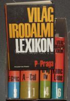 Világirodalmi lexikon 1., 3., 4. 6., 9., 10. kötetek, Bp., 1986 Akadámiai kiadó egészvászon kötésben, papírborítóval, jó állapotban