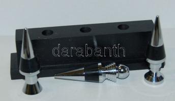 3 darabos formatervezett króm-nikkel boros/pezsgős üvegzáró