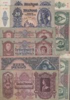 1930-45. 10P (2x), 20P(2x), 50P (2x), 100P (2x),1000P T:III+,III