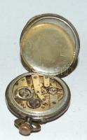 cca 1900 Ezüst apáca zsebóra mutatók és üveg nélkül / Womens silver watch without handle and glass d...