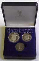 Hollandia 1980. 1G + 2 1/2G + zseton "Beatrix királynő" szettben T:PP Díszdobozban, tanúsí...