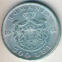 Románia 1944. 500L Ag T:2