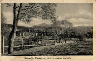 Havasalja railway bridge on the Hungarian border (EB)