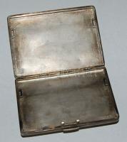 XX. század eleje vésett alpakka cigarettatárca