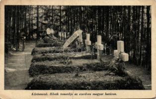 Kőrösmező military cemetery on the border