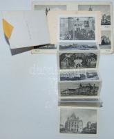 Kassa (with police station and Restaurant Bankó) leporellocard