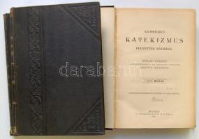 Spirago Ferenc: Katholikus katekizmus felnőttek számára I.-III kötet, Bp., 1898 Pázmány sajtó. Vakny...