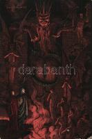 La Divina Commedia, Inferno ch. V litho Elio Anichini (EK)