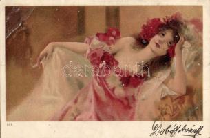 Art Nouveau litho (fl)