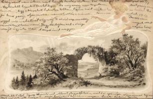 Art Nouveau Emb. litho (fl)