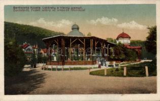 Bártfafürdő park, fountain