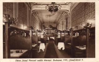 Budapest VIII. Nemzeti Szálló étterem