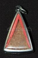 Kiss kőböl faragott Buddha-amulett függőben. A medál valószínűleg nagyon régi / Old Buddha-amulet, p...