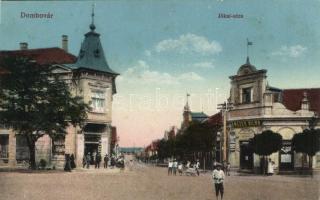 Dombóvár Jókai utca László Vilma papírkereskedésével