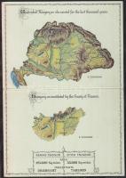 Hungary before and after Trianon, folding card