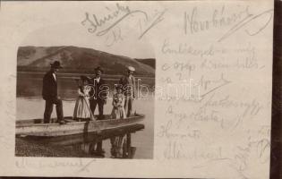 1900 11 db Fehértemplom amatőr családi fotókból készült lap