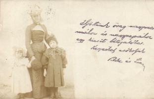 1900 11 db Fehértemplom amatőr családi fotókból készült lap