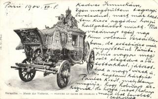 Versailles museum of transport, the carriage of Charles X