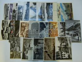 23 db javarészt használatlan, régi külföldi képeslap / 23 mixed worlwide postcards