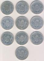 1930. 5P Ag "Horthy jobbra" (10x) T:3 ph.