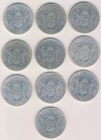 1930. 5P Ag "Horthy jobbra" (10x) T:3 ph.