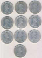 1930. 5P Ag "Horthy jobbra" (10x) T:3 ph