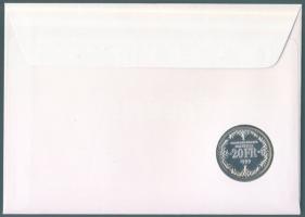 Svájc 1999. 20Fr Ag "150 éves a Posta" T:PP érmés elsőnapi bélyegzett borítékon