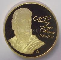 2009. 50.000Ft Au 10g "Kazinczy Ferenc" T:PP csak 5000db! Tanúsítvánnyal!