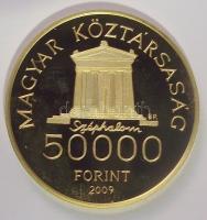 2009. 50.000Ft Au 10g "Kazinczy Ferenc" T:PP csak 5000db! Tanúsítvánnyal!