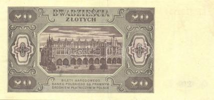 Lengyelország 1948. 20Zl + 50Zl T:II,III