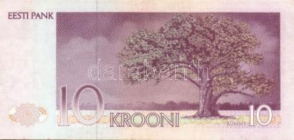 Dánia 1954-55. 10M "C7" T:III + Észtország 1991. 5K + 10K T:II+,II