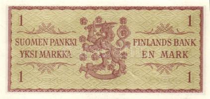 Finnország 1963. 1M + 5M T:I,III + Jugoszlávia 1990. 200D T:III