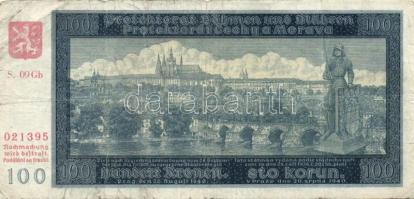 Német 3. Birodalom/Cseh-Morva Protektorátus 1940. 100K (2x) T:III,III-
